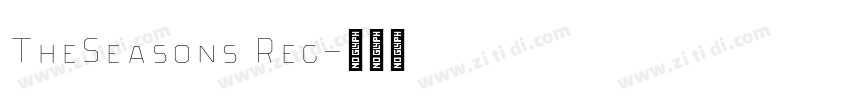 TheSeasons Reg字体转换